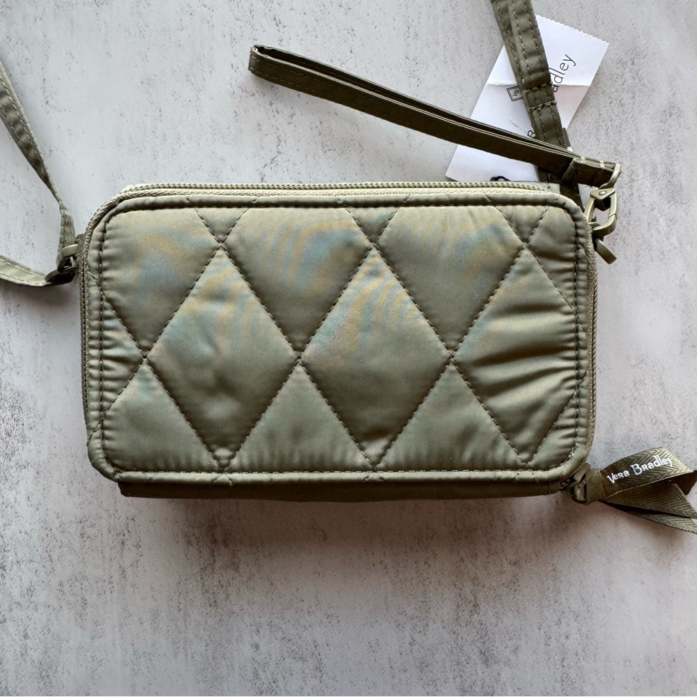 NWT Vera Bradley Quilted Crossbody Bag Wristlet Wallet - Picture 6 of 9